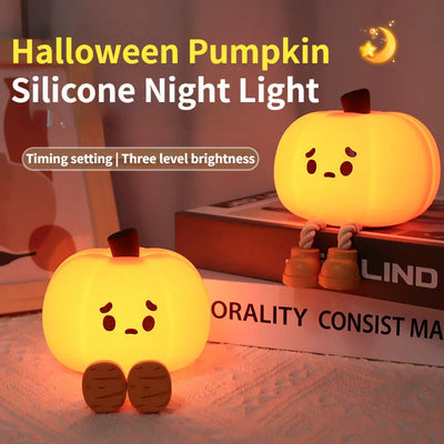 Halloween Pumpkin Night Light By Flairy